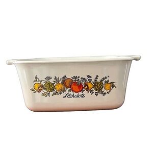 Vintage Corningware Spice of Life L'Echalote Casserole Dish~Size: 2.5 Liter